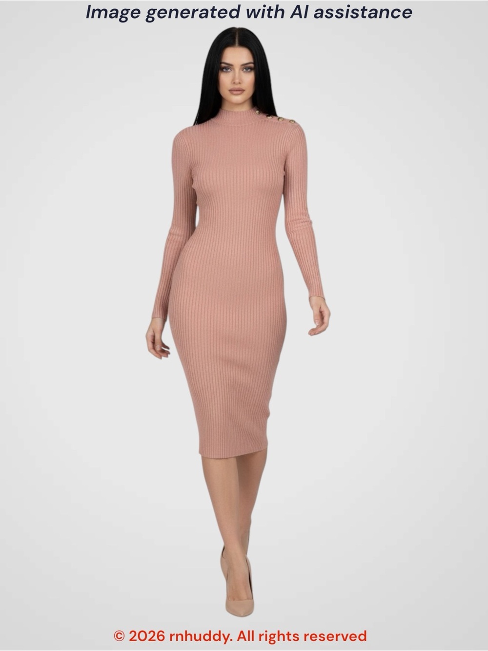 NWT Marciano M Surha sweater dress in Sand Rose